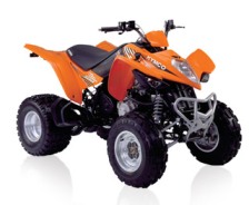 Orange ATV